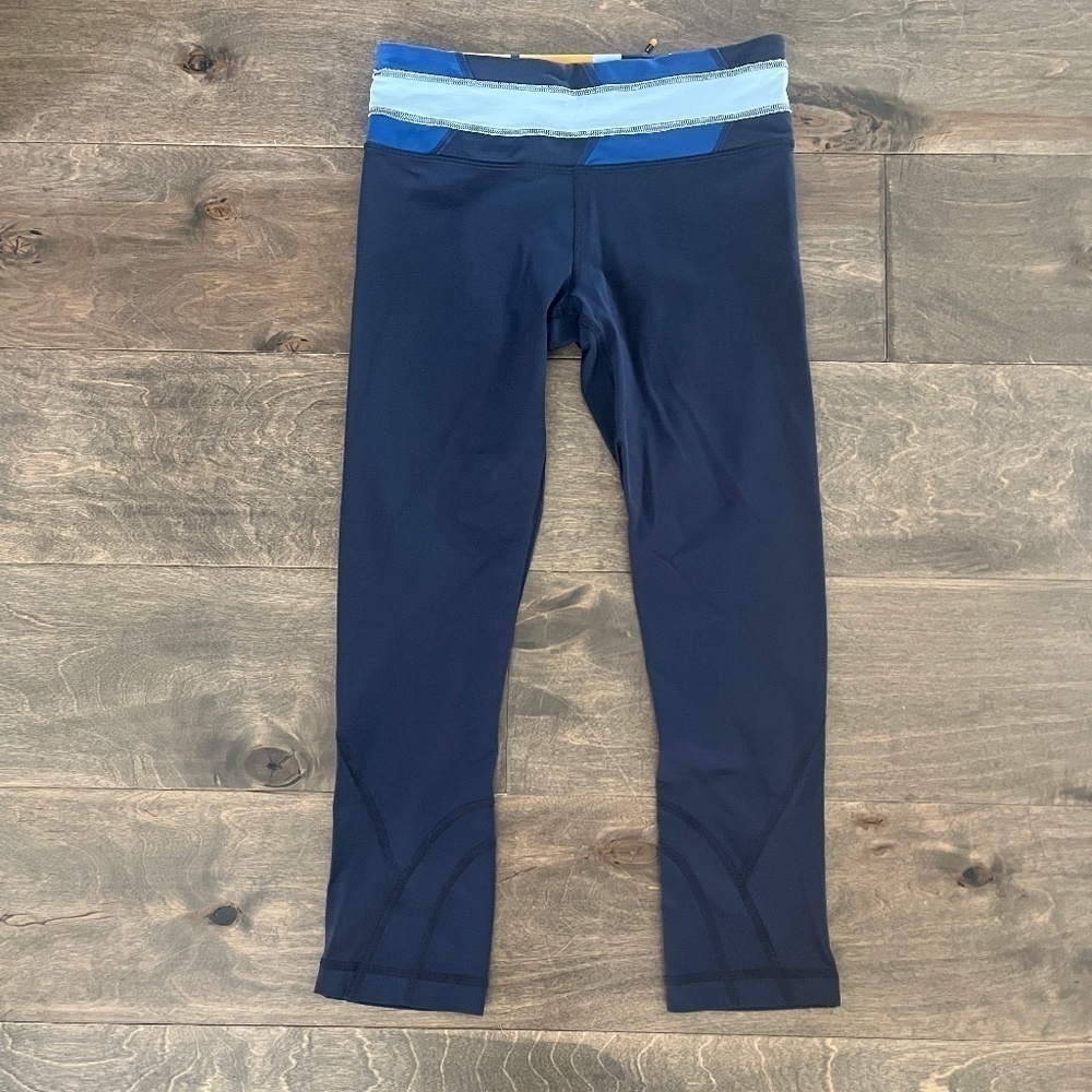 Lululemon Color Block Banded Leggings - image 1